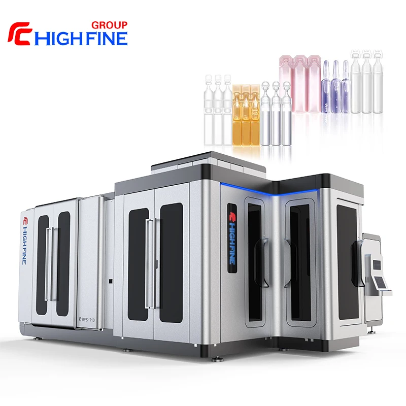 Highfine fully automatic 2022 pharmaceutical blow fill seal bfs machine for producing disposable bottles