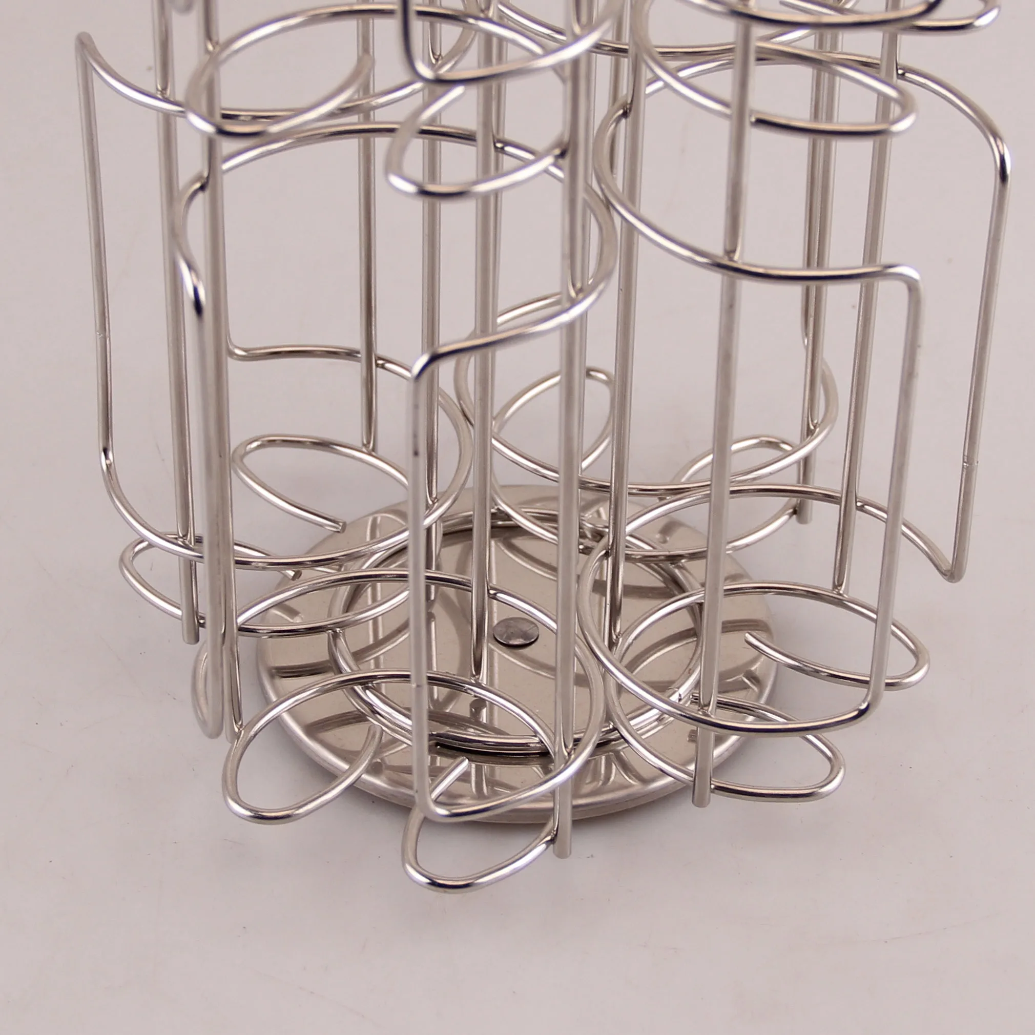 Wholesale Standing Type 64pcs Metal Coffee Capsule Holder