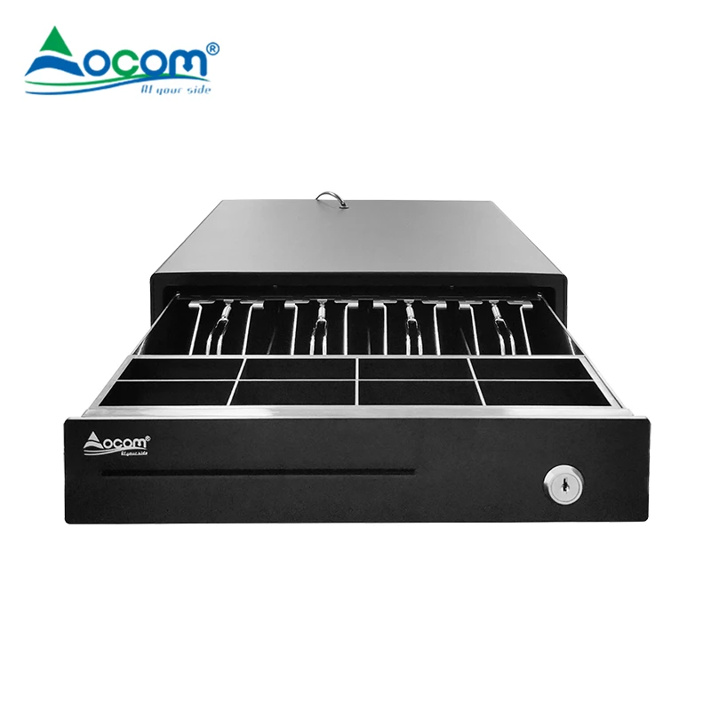 ECD-335-X OCOM 335Mm Mini Electronic Cash Register Drawer Metal Money Box Pos  Rj11 Billing Machine Cash Drawer