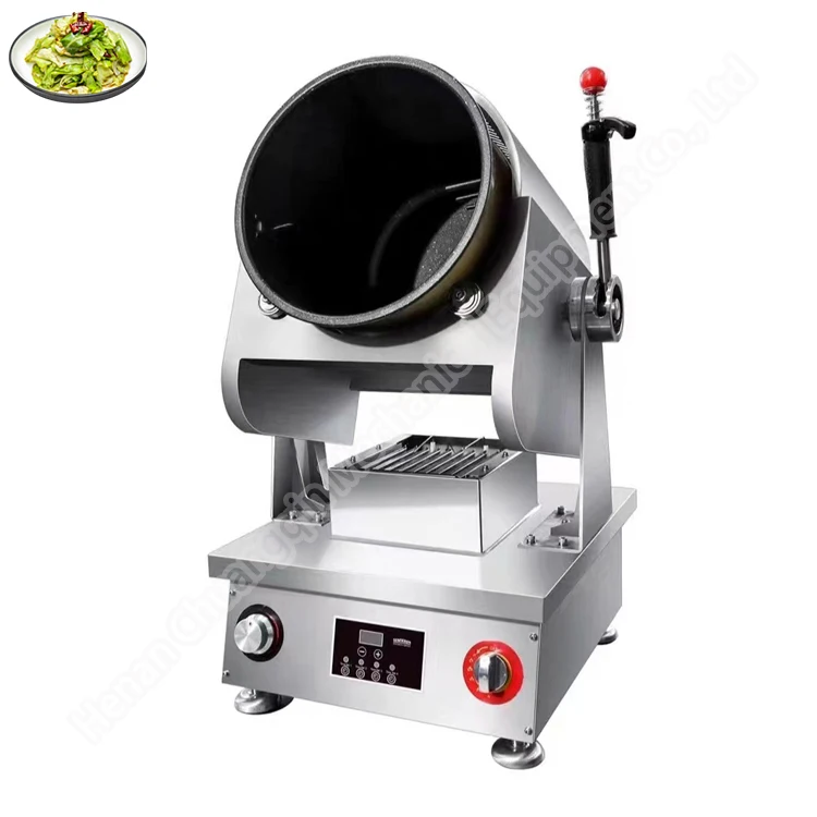 Commercial cooking automatic pot 50l stir fry machine
