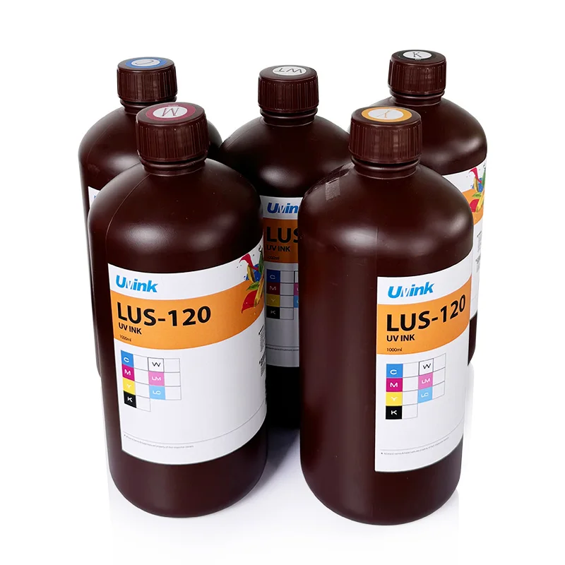 high quality LUS-120 mimaki UV ink with Chip for SIJ-320/UCJV300/JFX200/JFX500/UJF3042MKII/UJF-A3MKII/UJV55/UJV500