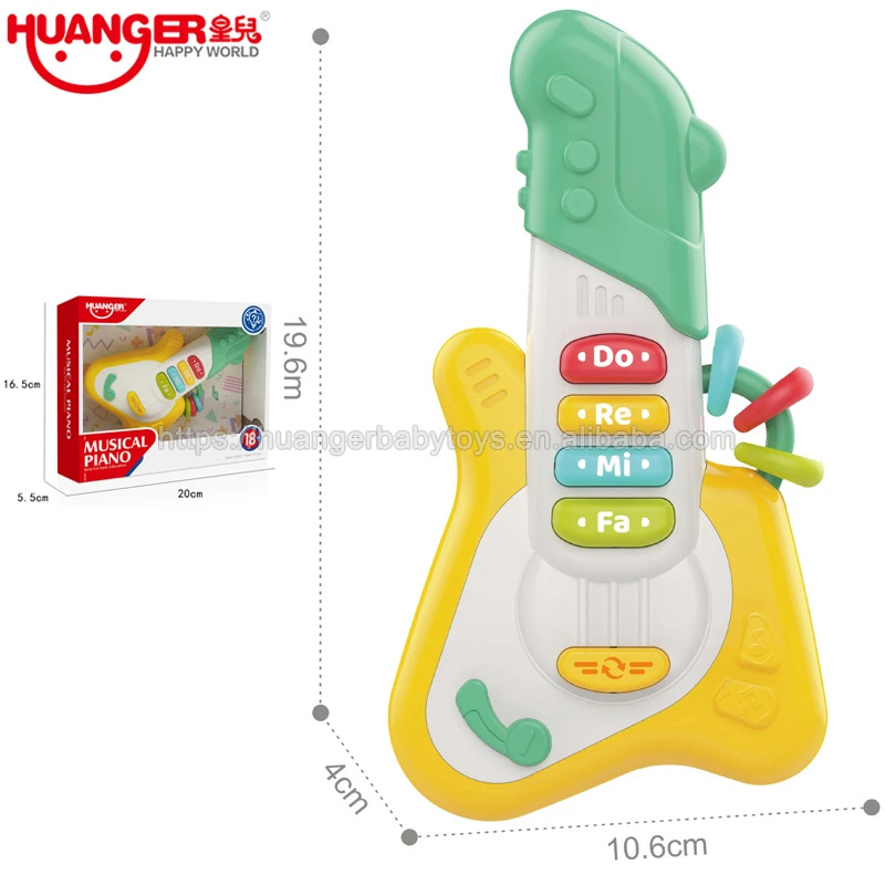 Huanger HE0551 Музыкальные инструменты пластиковая игрушка гитара детские игрушки мини-игрушка
