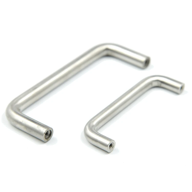 OEM Customized SS 304 SS 316 Stainless Steel Furniture Hardware D Type Drawer Handle Electric Cabinet Handle