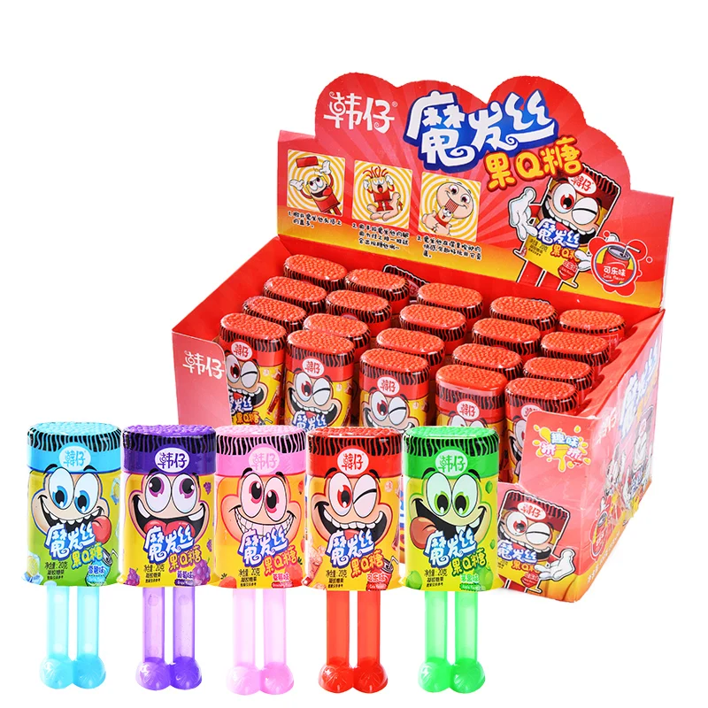 20gx20pcs Cola Flavor Hanzai Liquid Candy Double Enjoy Q Halloween Exotic Snacks Wholesale