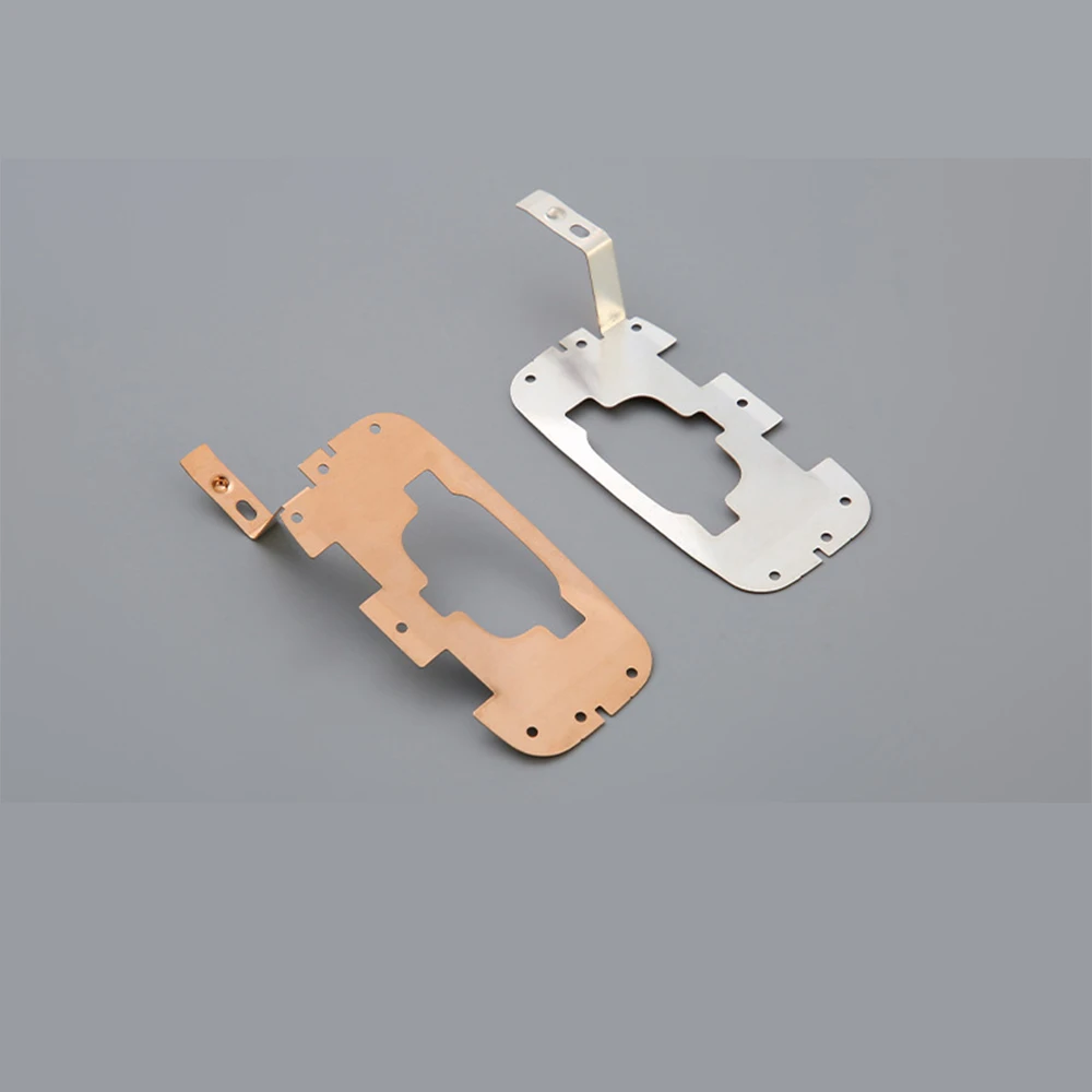 Stainless Steel Auto Parts Hardware Sheet Metal Fabrication with Shaped Steel Plate Spring Leaf Battery Pressed Clip Leaf Spring
