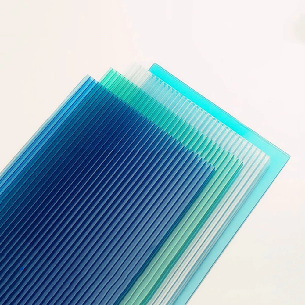 HUASHUAITE 8mm 100% GE triple wall polycarbonate sheet flexible