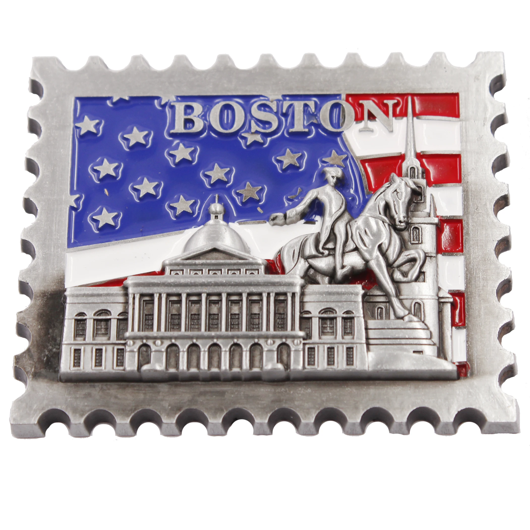 Custom Moldova metal Fridge Magnet tourism Souvenir gift