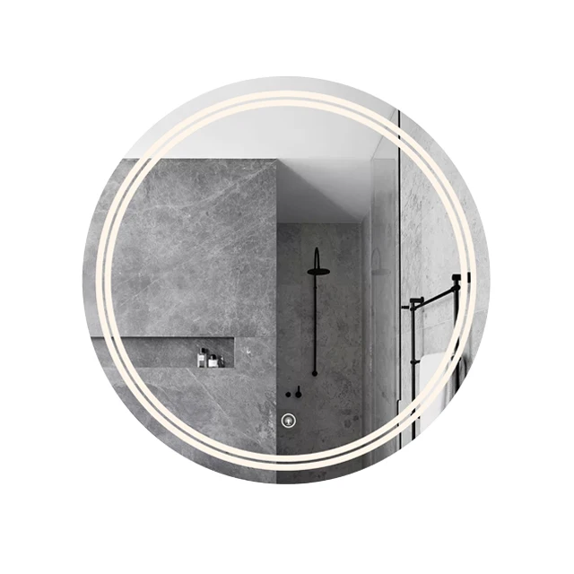  Wholesale Factory High Performance Sensor Induction Clock Function Bathroom Mirror With LED Light