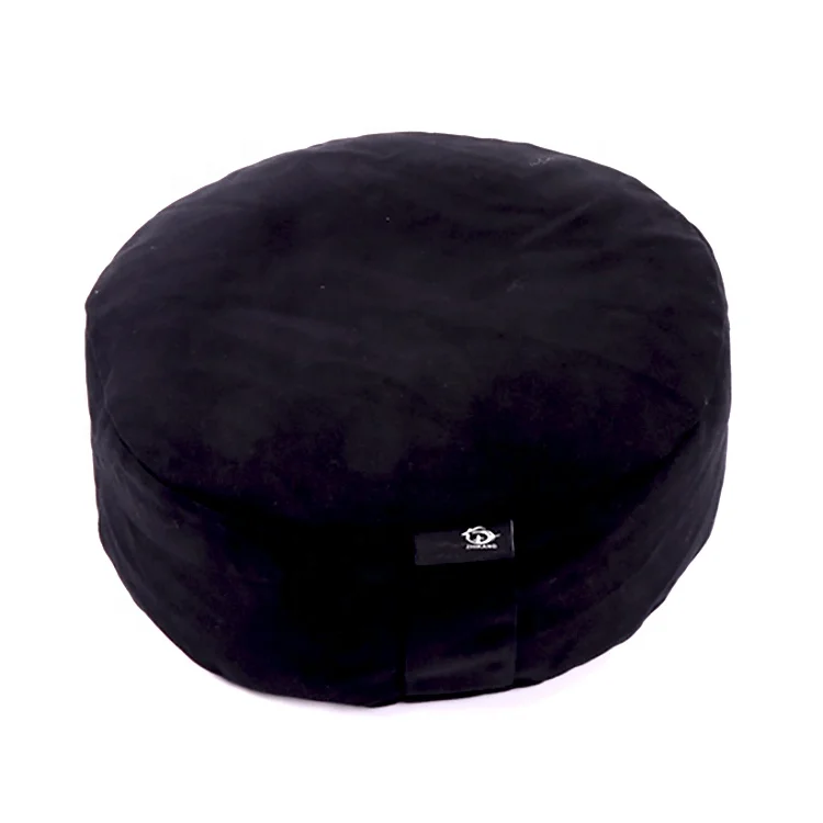 Custom design round cushion buckwheat shell Yoga meditation cushion