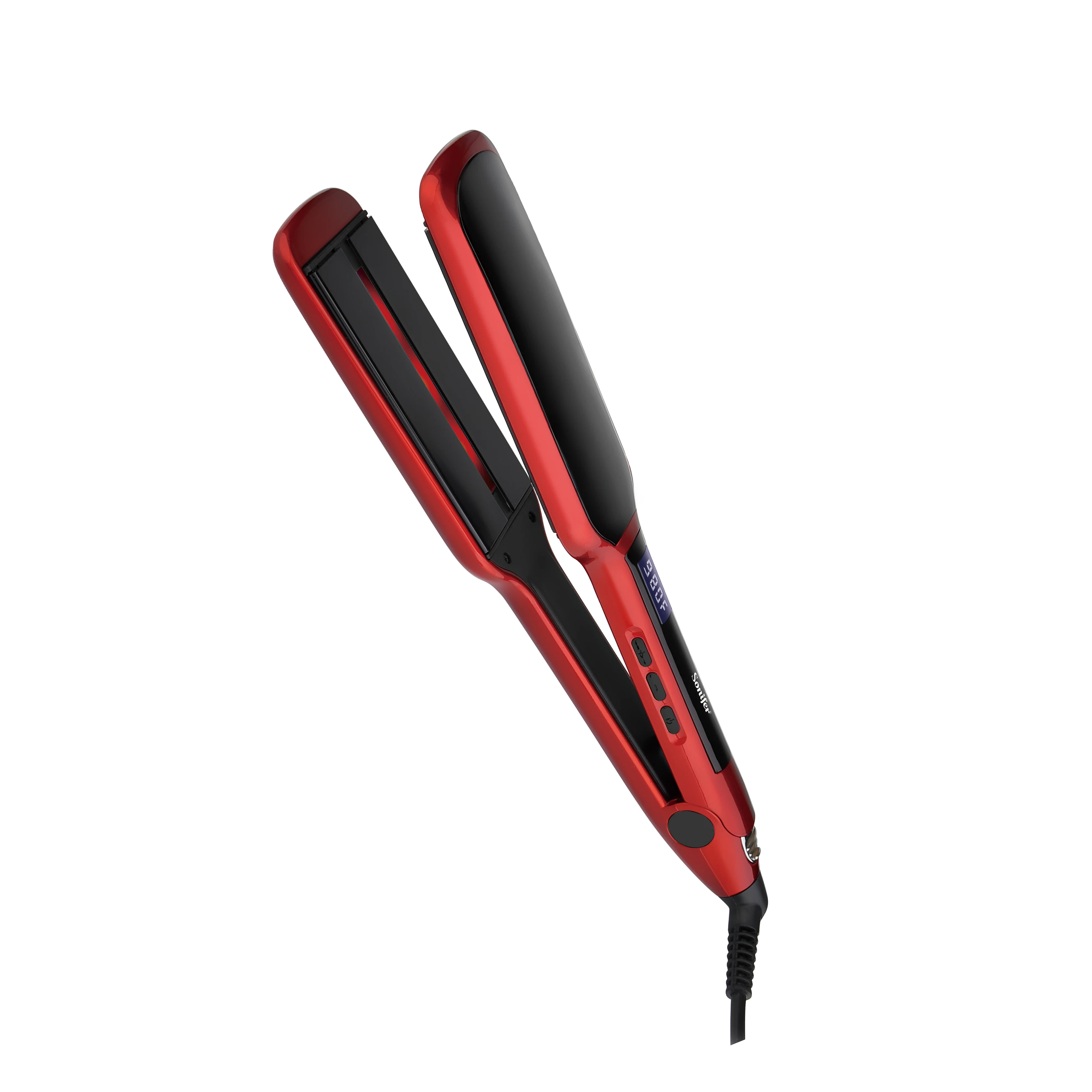 Sonifer SF-9614 Superior Quality Professional 70W Ceramic Coating Heating Plate Flat Iron Salon Electric Hair Straightener