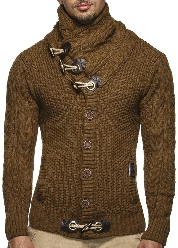 
Black Man Knitted Sweater 