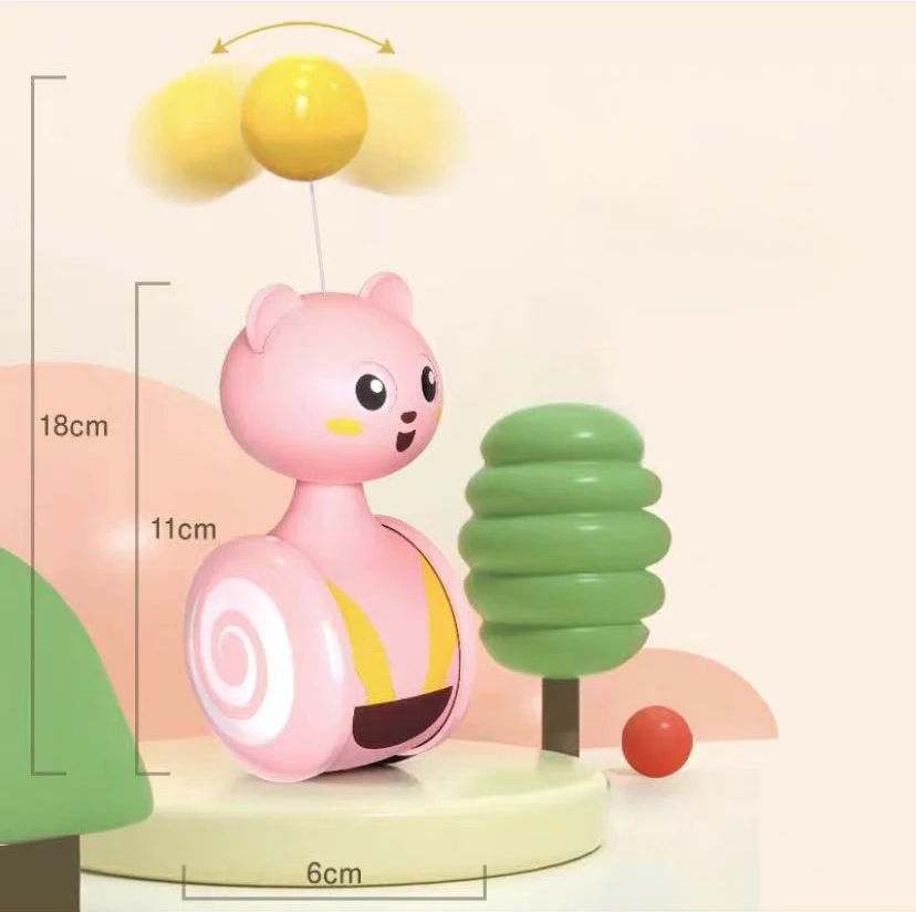 Interactive Toy with Colorful Simulation Bird Design Elastic Bell Feathers Swinging Left Right Motion Fun Pet Teaser
