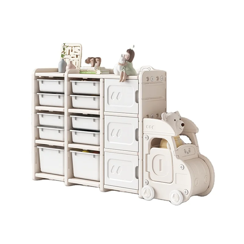 Cabinets  kids toys book storage shelf Kids Wardrobe Bedroom Closet Children Storage Organizer