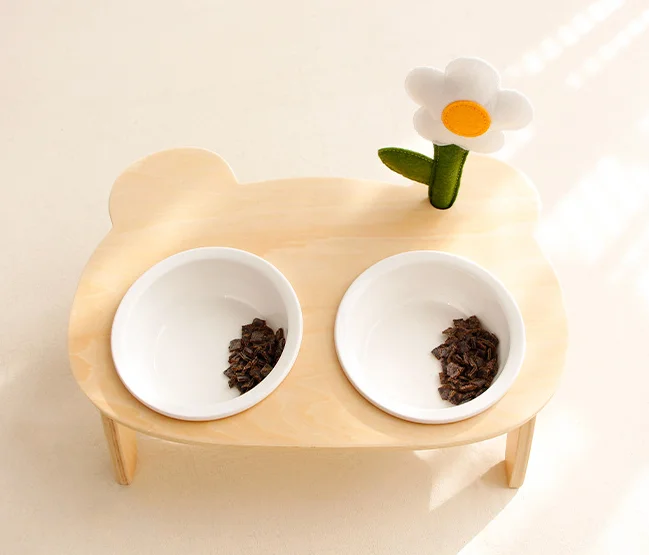 Good quality pet feeder toy pet bow feeder ceramic bowls pets