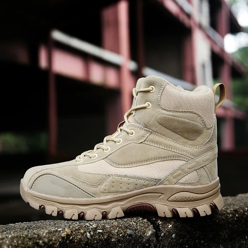 
Wholesale Tactical military khaki boots men desert ,army safety shoes military desert boots suede,shoes army commando delta tact 