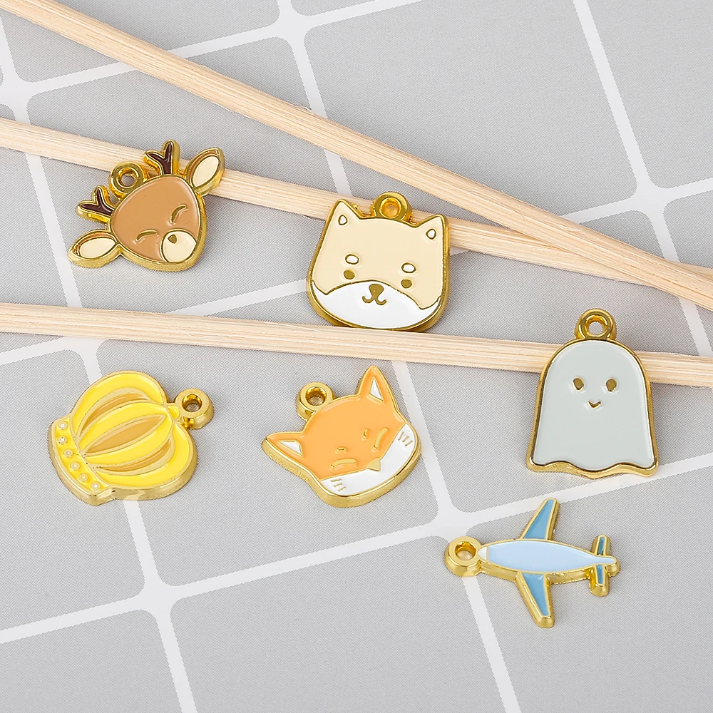 Custom Jewelry Bracelet Necklace Pendant Design Enamel Charms For Jewelry Making Custom Pendants Charms