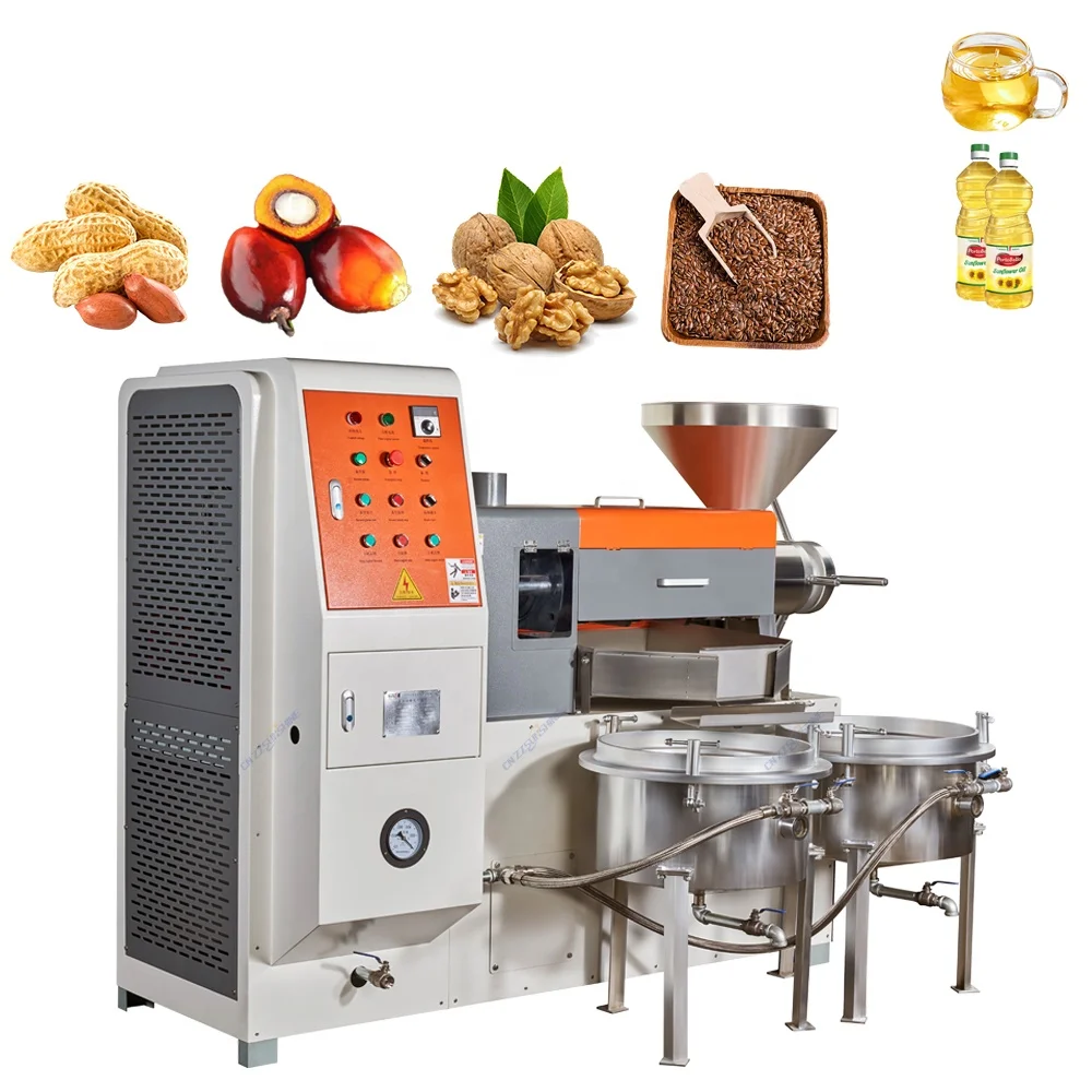 Hydraulic Sesame Oil Press Machine/Sunflower Coconut Oil Expeller /Vegetable Edible Rapeseed Peanut Oil Mill