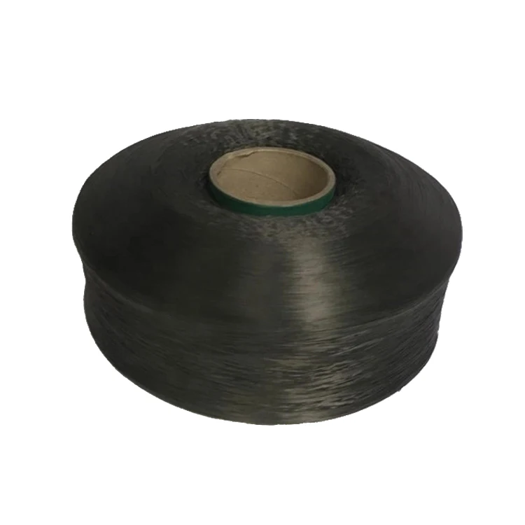 Low price hot selling recycled 900D black color pp yarn
