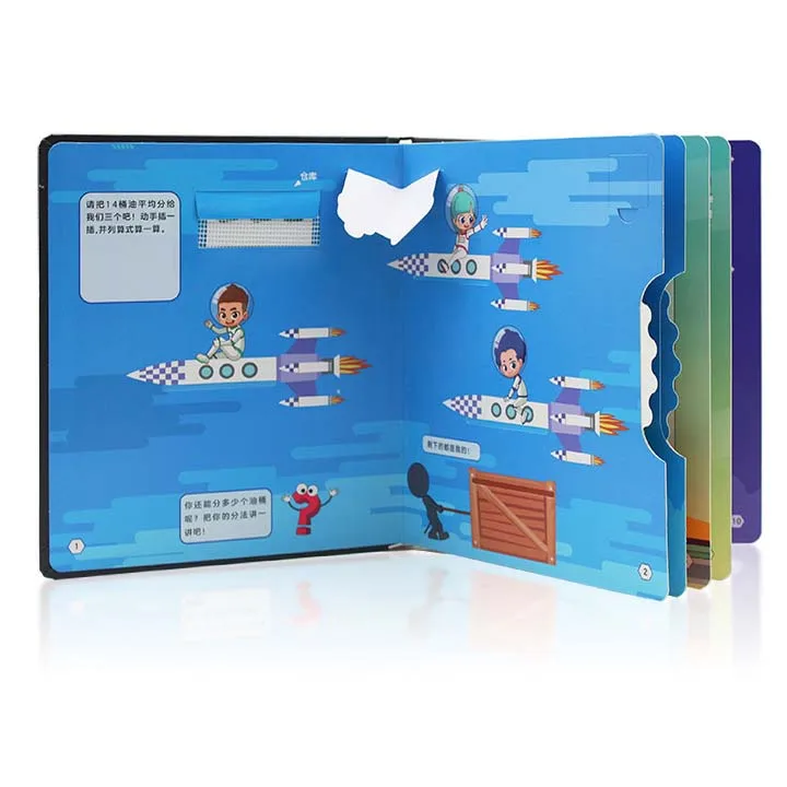 
Customized Funny Coloring Pop Up 3D Movable Books Printable 