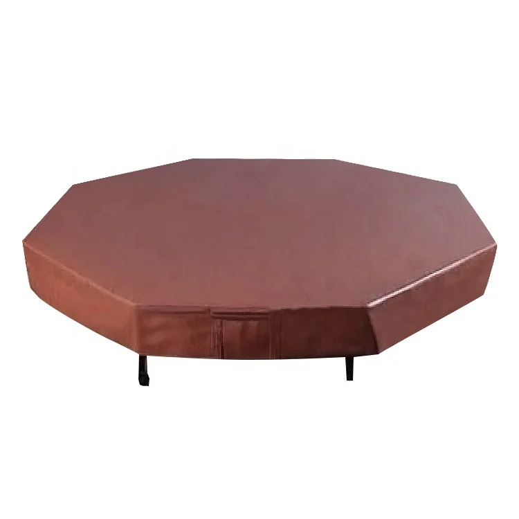 Customized Octagon Shaped Isolated Swim Aluminium Spa Cover Insulated Vinyl