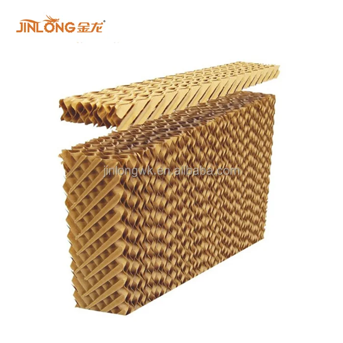 7090 cooling pad honey comb wet curtain for poultry farm and greenhouse evaporative air cooler