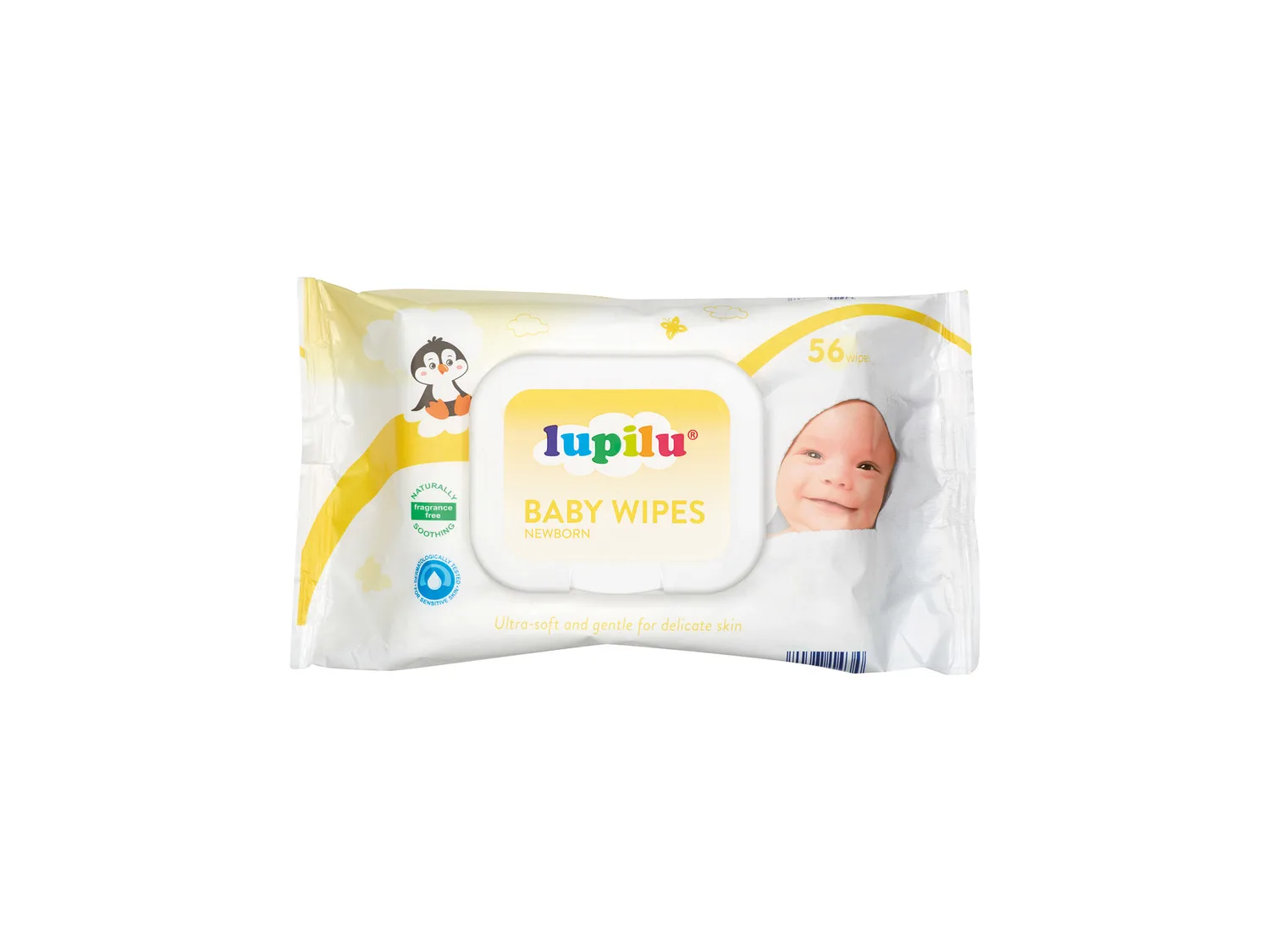 2022 New Arrival  new born sensitive skin ph balance baby wipe unscented value pack