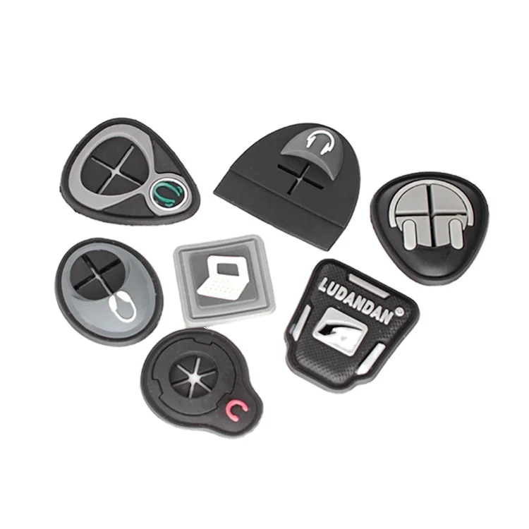 Custom Eco-friendly rubber earphone port hole patch for knapsack/backpack