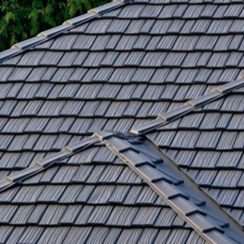 European Style Clay Metal Flat Yellow Roof Tile