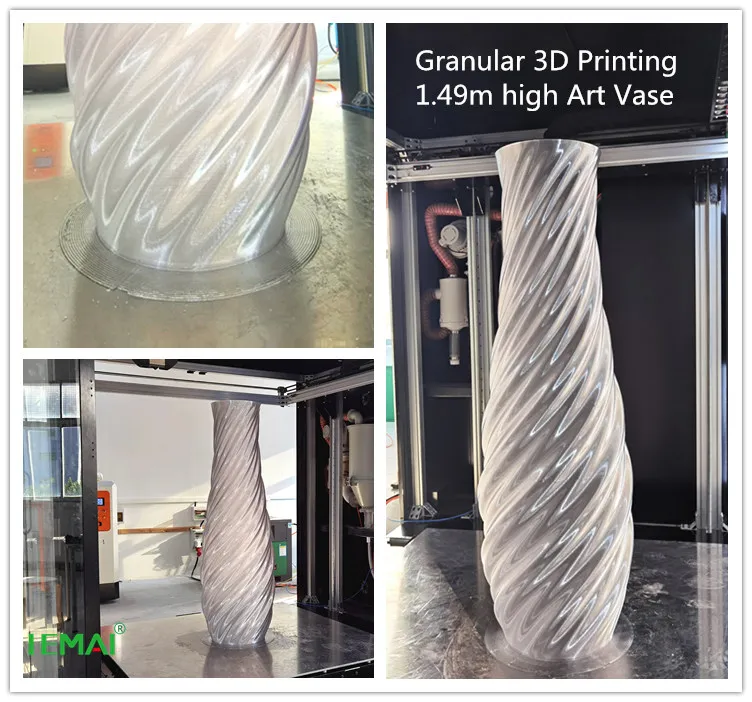 IEMAI FGF Industrial Large Scale Pellet Extruder 3D Printer Printing Machine For Furniture Mannequin