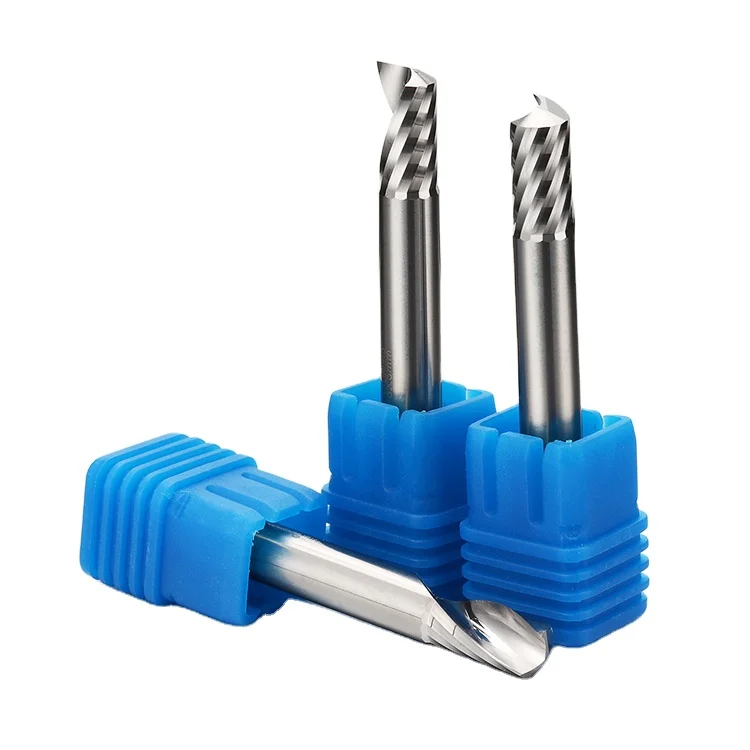 DOHRE Chinese Factory High Quality Carbide Aluminum Single Flute End Mill Milling Cutters Acrylic