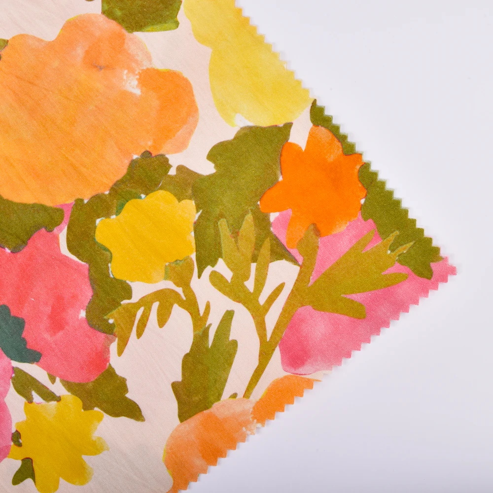 Hot Sale Cotton DIY Clothing Fabric Multicolor Printing Poplin Fabric 100% Cotton Fabric for Dress