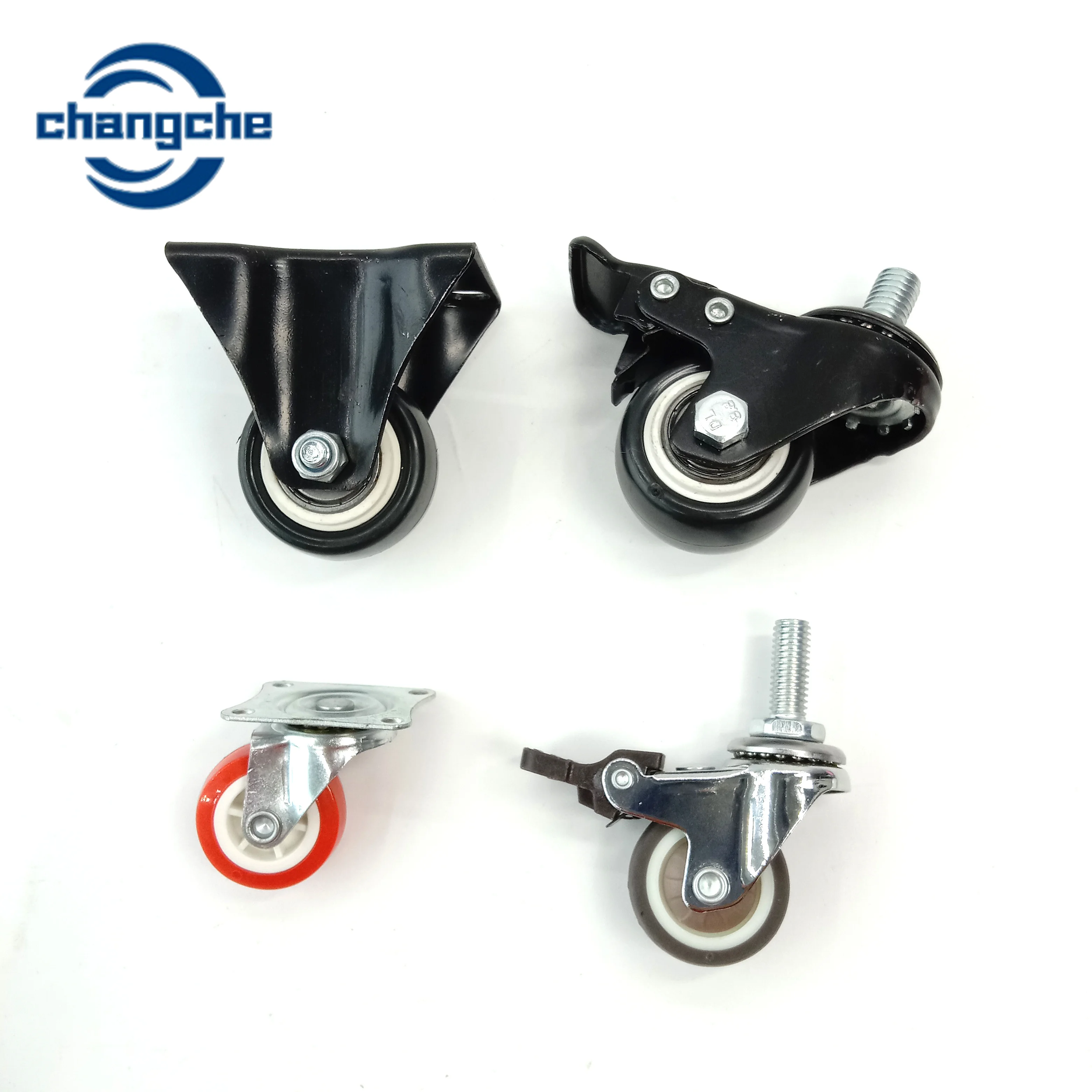 6 Inch Rubber Platform Swivel Wheel/European Style Aluminum Core Rubber Wheel/Precision Ball Bearing Rubber Casters And Wheels