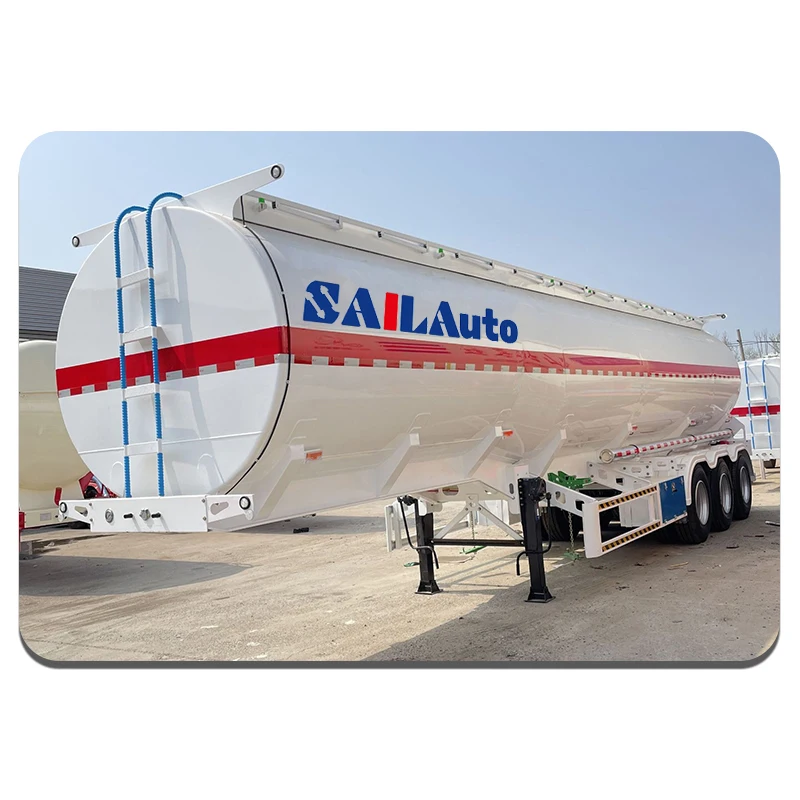 SAIL  Customizable 304 Stainless Steel Liquid Transport 3 Axle 45000 Liters 5 Compartment Water Tanker Oil Fuel Tank