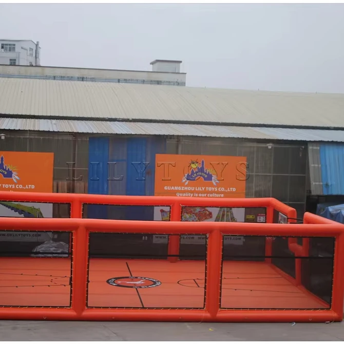 Lilytoys Новый дизайн надувная баскетбольная игра Интерактивная спортивная 0.55pvc детские игрушки для взрослых игровая площадка