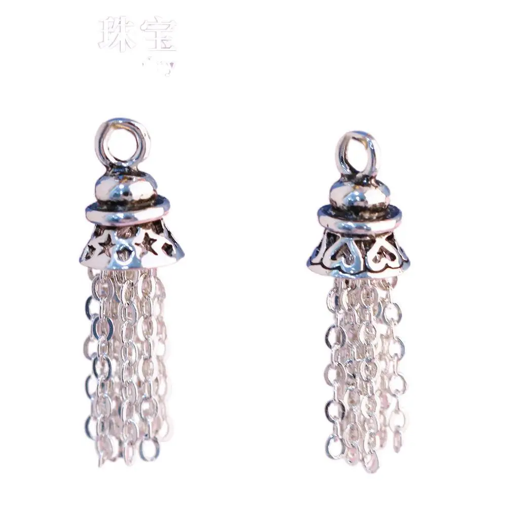 Marcasite S925 серебряные аксессуары «DIY» унисекс классический стиль кольцо кисточка с шипами кулон цепочка ожерелье браслет