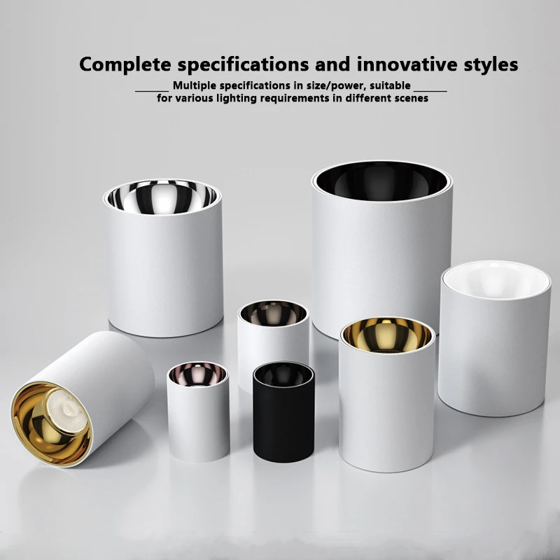 Jpungsun IP65 Waterproof COB Surface Mounted LED Downlight Suspended Project Dimmable Down Light