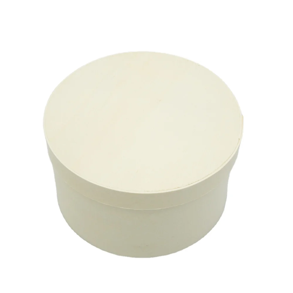 
2021 Hot Sale High Quality Custom Logo Bio-degradable Small Ring Round Shape Veneer Wooden Food Cheese Cake Gift Packag Box 
