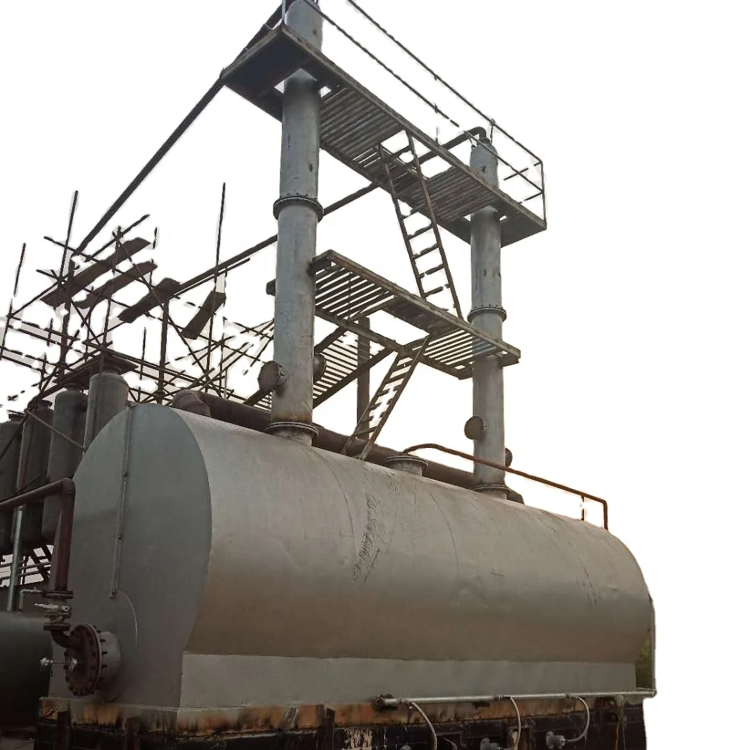 Waste oil recycling to diesel engine oil refining machine