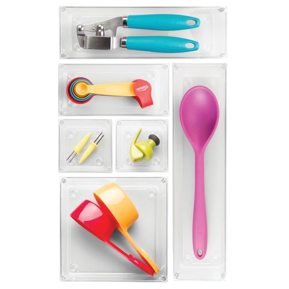 Складываемый прочный пластиковый ящик для хранения, органайзер, разделительный набор