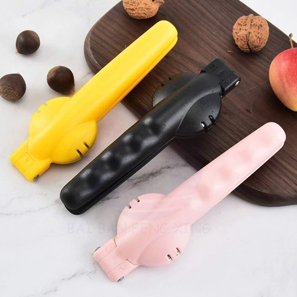 Multifunctional Nut Opener Cutter Gadgets 2 in 1 Quick Chestnut Clip Stainless Steel Walnut Pliers Metal Nutcracker Sheller