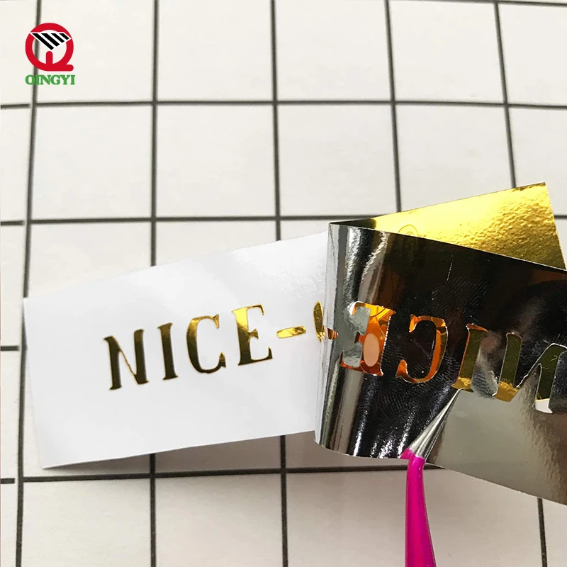 Metallic Self adhes vinyl adhesive film die-cut vinyl paper colorful roll vinilo adhesivo metalizado for cutting plotter