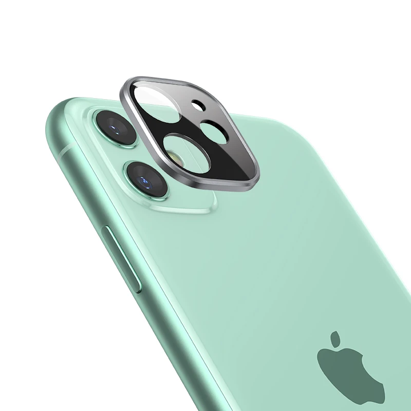 Metal Edge TPU Mobile Phone Camera Lens Temper Glass Screen Protector for iPhone11 pro
