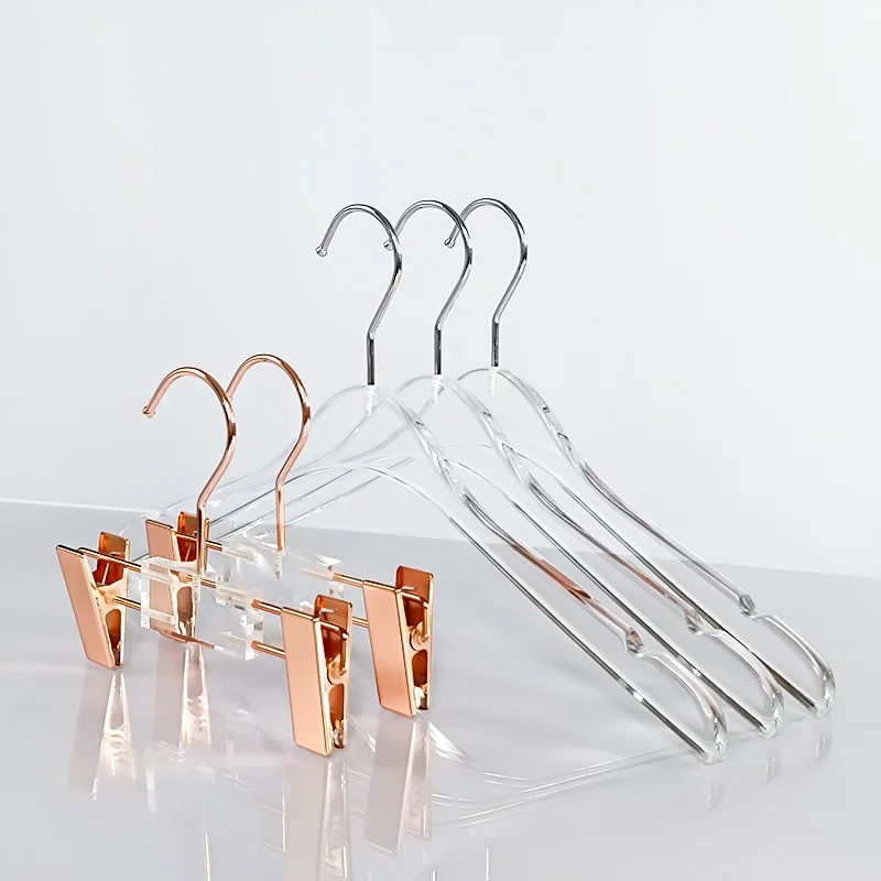 Прозрачная акриловая вешалка для одежды детей и взрослых