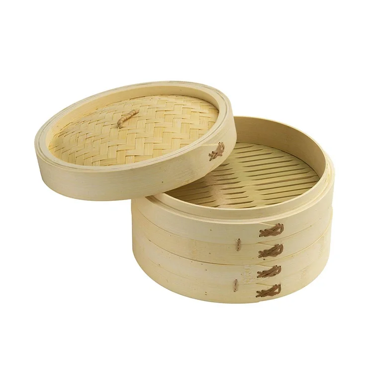 High quality eco-friendly mini bamboo food steamer made in China