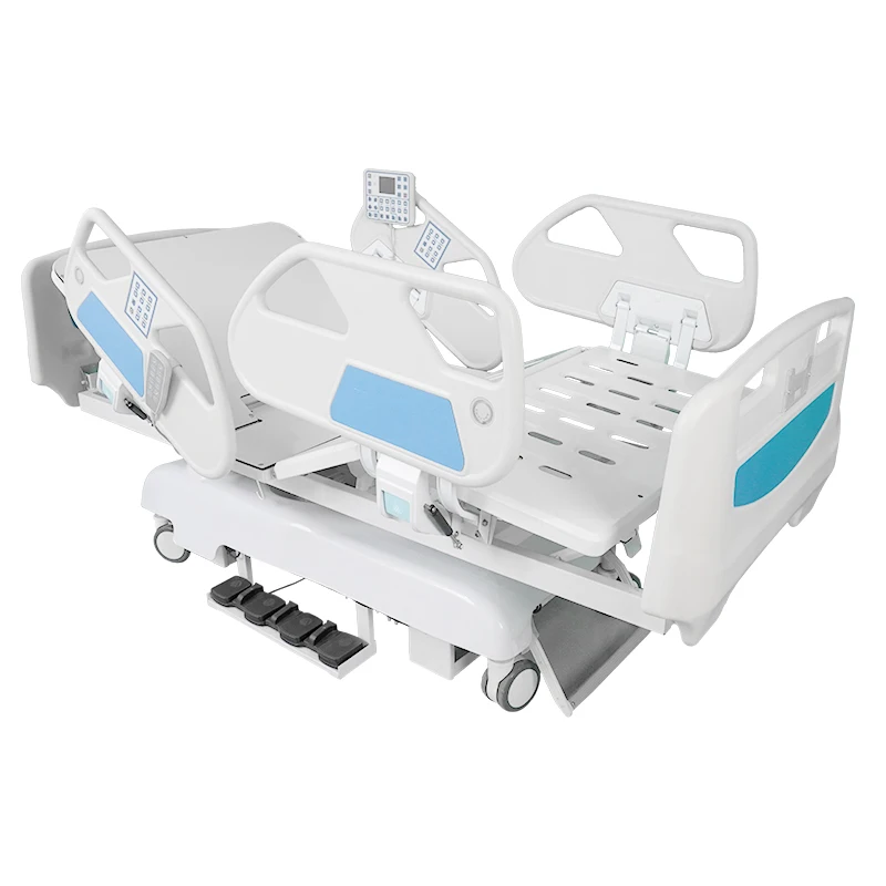 8 functions superior quality portable adjustable electric nursing bed for patient