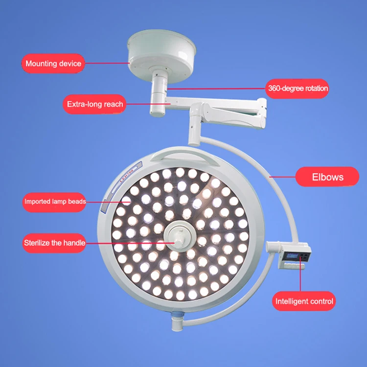 Hot Sales Single Dome Wall-mounted Shadowless Operating Surgery Lamp