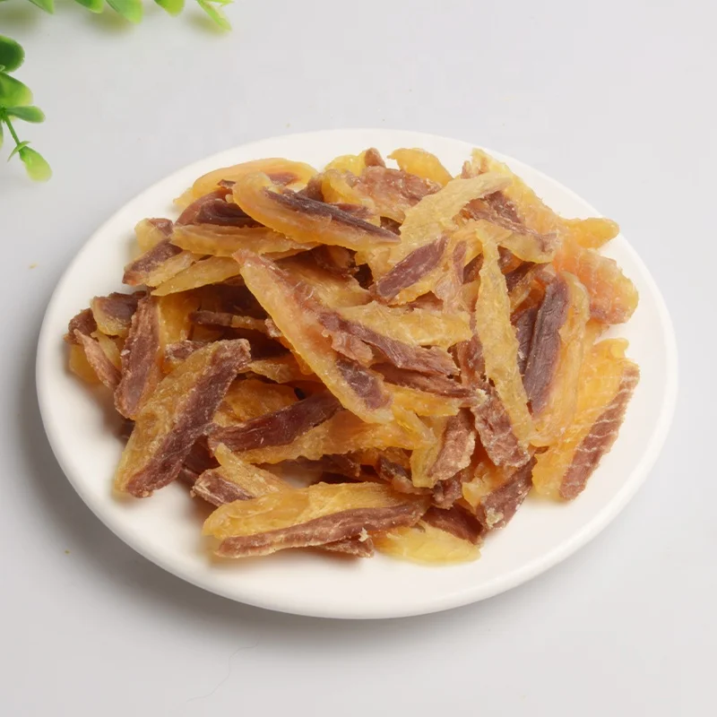 Прямая поставка с завода Высококачественная закуска для собак курица утка хлопья лакомство или OEM Угощение