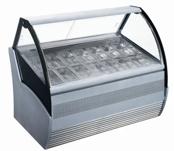 Ice Cream Cake Showcase Refrigerator Commercial Cake Display Case Glass Cooler Bakery Counter