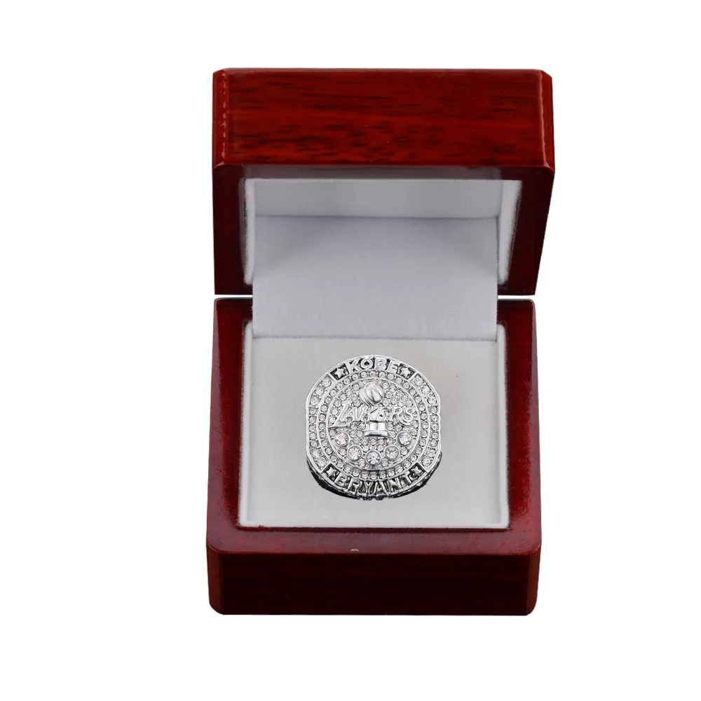 
2016 Basketball Championship Ring 20th Anniversary Jewelry Zircon Alloy Sport Ring no rust tarnish for men and women fans gift 
