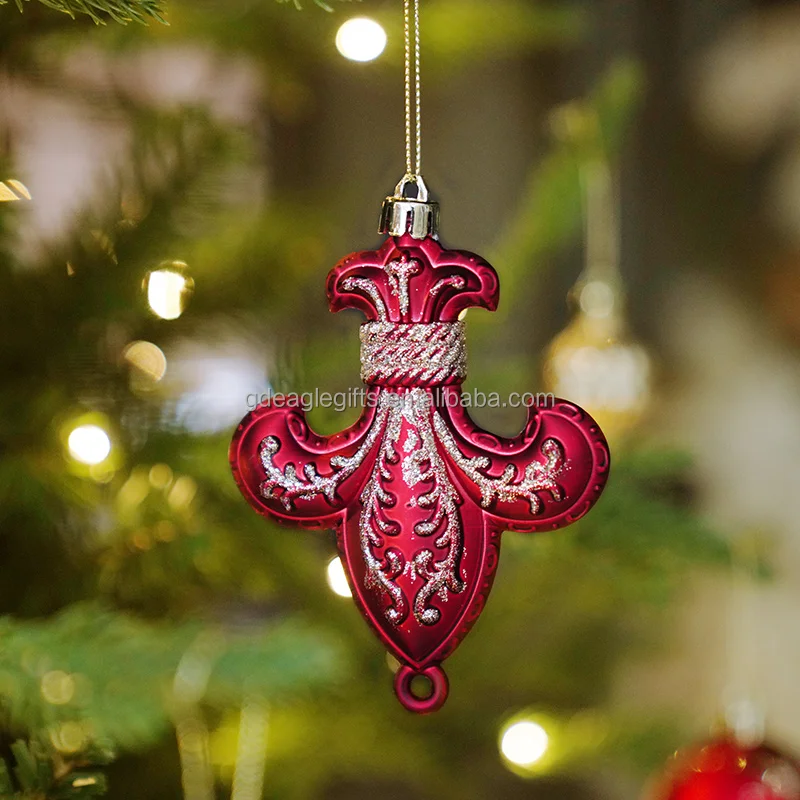 EAGLEGIFTS Guangzhou Xmas Items Red Gold Beautiful Christmas Decorations Pelotas De Plstico Bolas De Navidad Personalizadas